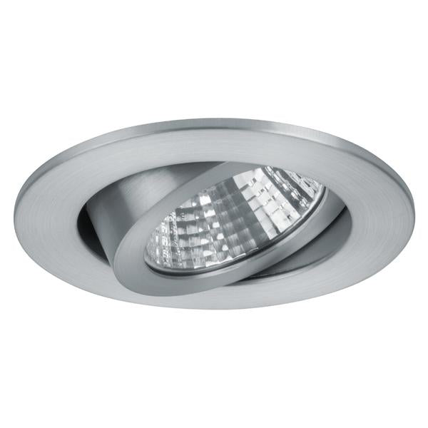 BRUMBERG LED-Einbaustrahler 350 mA, 7 W, 38°, 3000 K, rund, schwenkbar, alu matt, IP20 BRUMBERG LED-Einbaustrahler 350 mA, 7 W, 38°, 3000 K, rund, schwenkbar, alu matt, IP20